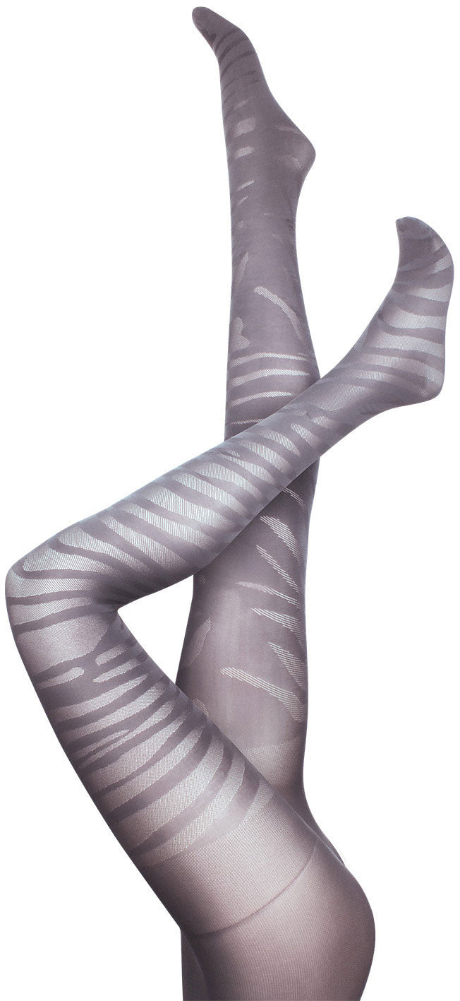 Zebra Grey Tights