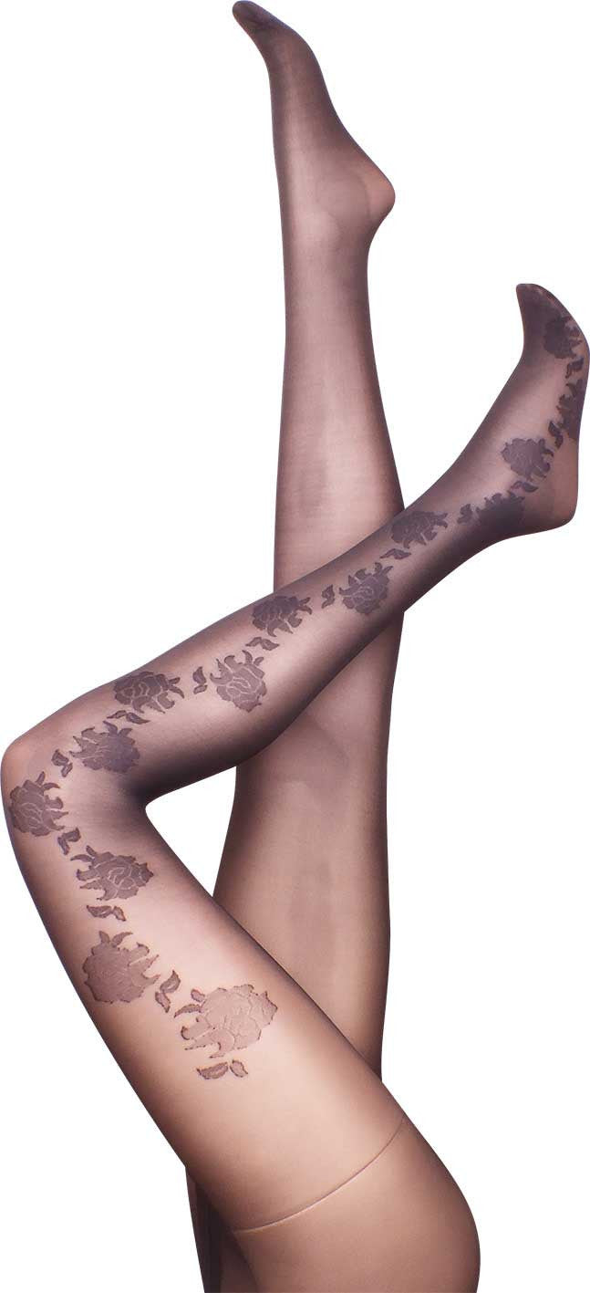 Gardenia Black Tights