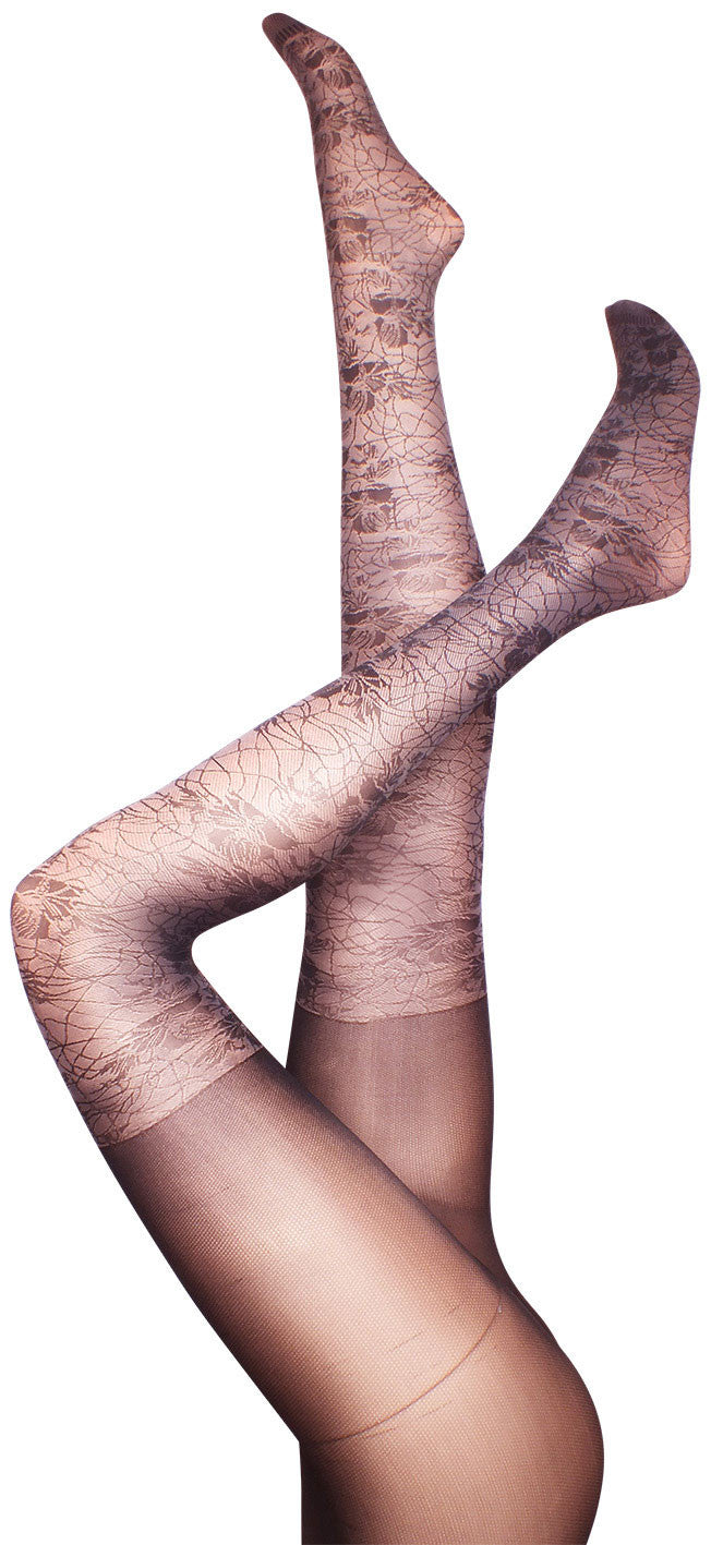 Cypress Vine Black Tights